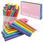 47 pcs 7” Hair Curlers Rollers Flexi Rods Flexible Curling Rods Set No Heat Heatless Bendy Foam Hair Curls for Long,Medium,Short Hair to Sleep in