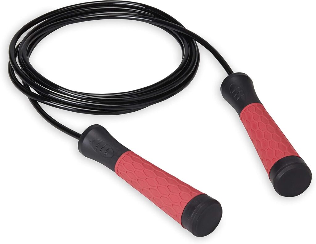 New Balance New Balance Speed Jump Rope – 9 Foot Long Adjustable Jumping Rope | Tangle-Free Skipping Cable & Ultra-Grip Handles