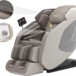 Real Relax 4D Massage Chair Full Body, Zero Gravity Recliner with Negative Ion Purification, Aromatherapy, 20 Auto Modes, Yoga Stretching, Touch Screen, Foot Rollers, Wireless Charger, PS5200 Brown