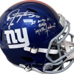 Lawrence Taylor Signed Full Size NY Giants Replica Speed Helmet JSA Bad Mofo 1 – Autographed NFL Helmets