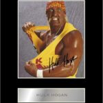 Pre Printed Digitally Signed Hulk Hogan Mounted Photo Display #33 Printed Autograph Picture 10×8 Inch Mount