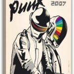 Print Painting Daft Punk , Random Access Memories Signed Poster Aesthetic Canvas Wall Art Prints – Modern Abstract Painting for Bedroom, Living Room & Office Decor Frame-style 08x12inch(20x30cm)