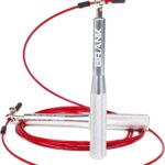 BRANK SPORTS® Speed rope set incl. 3 steel spare cables | Ideal for Crossfit, fitness, boxing and easy double under | Jump ropes for fitness women and men premium bearing balls | Unbreakable handles