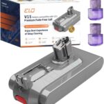95 Mins V11/V15 Battery Replacement – High Capacity, Fast Charging, Strong Suction – Built for Dyson V11/V15 Click-in battery vaccums/ Detect Submarine/Outsize/Extra/Absolute Series – SV15,SV22, SV47