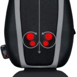 Homedics Shiatsu Massage Cushion with Soothing Heat, Deep-Kneading Massage, Targets Pressure Points All Over Back, Soothing Heat, Relax Overworked Muscles, Release Tension, Reduce Back Pain