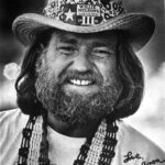 Signed Willie Nelson smiling Photo Print (8 x 10)