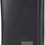 Kenneth Cole Men’s Wallet-RFID Leather Slim Trifold with Id Window and Card Slots