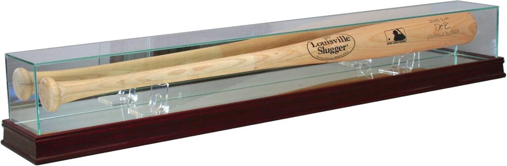 Perfect Cases Baseball Bat Display Case with Sport Moulding