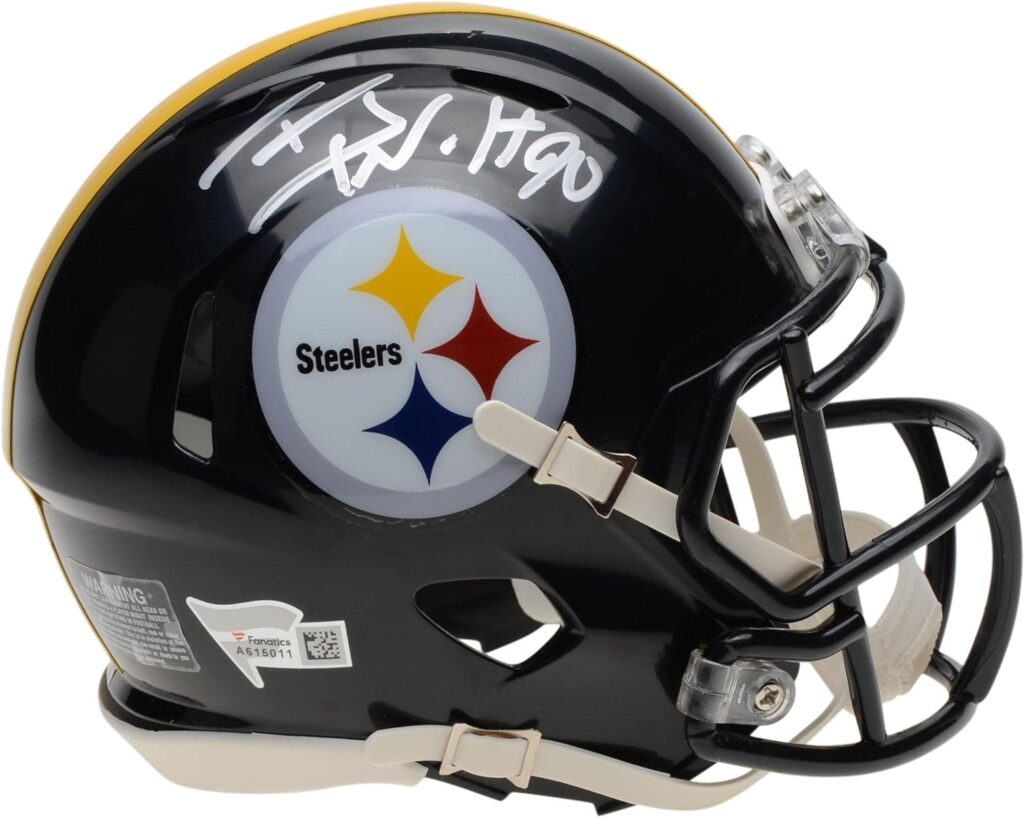 T.J. Watt Pittsburgh Steelers Autographed Riddell Speed Mini Helmet – Autographed NFL Mini Helmets