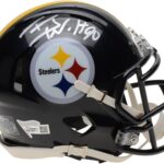 T.J. Watt Pittsburgh Steelers Autographed Riddell Speed Mini Helmet – Autographed NFL Mini Helmets