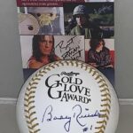 Bobby Richardson New York Yankees signed Glove Baseball Ball W/Inscr. JSA – Autographed Baseballs