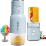 TER Personal Blender, Portable Blender for Smoothies & Shaved Ice, 300 ml (10 oz), USB-C, 1500 mAh about 15 Uses per Charge, 6-Blade 304 Stainless Steel, BPA-Free