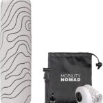 Inflatable Foam Roller – Travel Muscle Recovery Tool, Deep Tissue Massage, Physical Therapy, Hiking & Gym – Adjustable Firmness – Includes Pump, Bag & Adapters (Topo Gray, 15″)