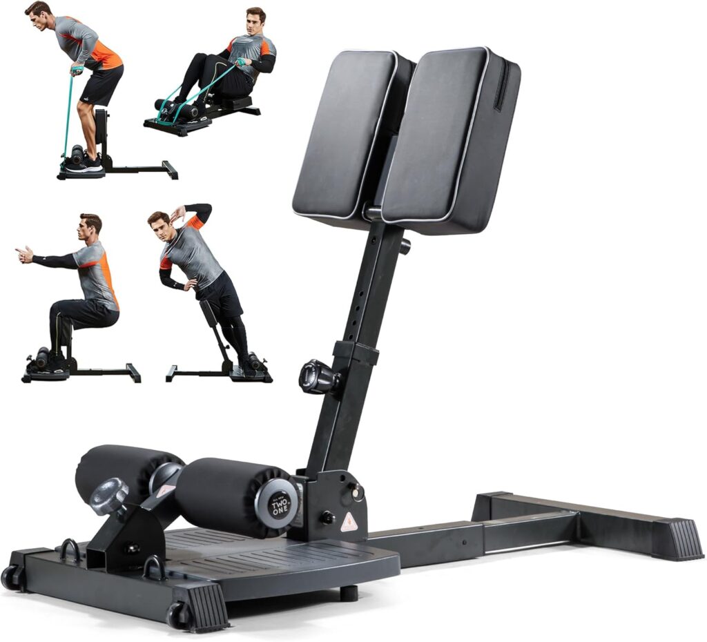 leikefitness Sissy Squat Machine, Deluxe Multi-Function Deep Sissy Squat Bench Workout Station, Leg Exercise Machine for Home Gym