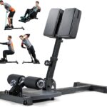 leikefitness Sissy Squat Machine, Deluxe Multi-Function Deep Sissy Squat Bench Workout Station, Leg Exercise Machine for Home Gym