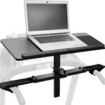 VIVO Universal Wooden Laptop Treadmill Desk, Adjustable Ergonomic Notebook Mount Stand for Treadmills, Includes Mouse Pad and Wrist Support, Stand-TDML4