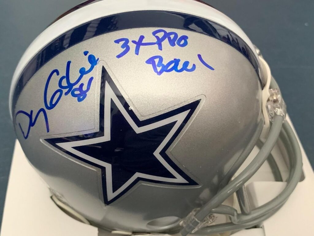 Doug Cosbie Dallas Cowboys 3 X Pro Bowl Jsa Authenticated Signed Mini Helmet – Autographed NFL Mini Helmets