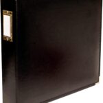 We R Memory Keepers 12×12 Black Photo Album, Protect Memories and Photos, Soft, Acid-free Faux Leather, Classy Decorative Spine Label, Snag-free Rings, Includes 5 Page Protectors
