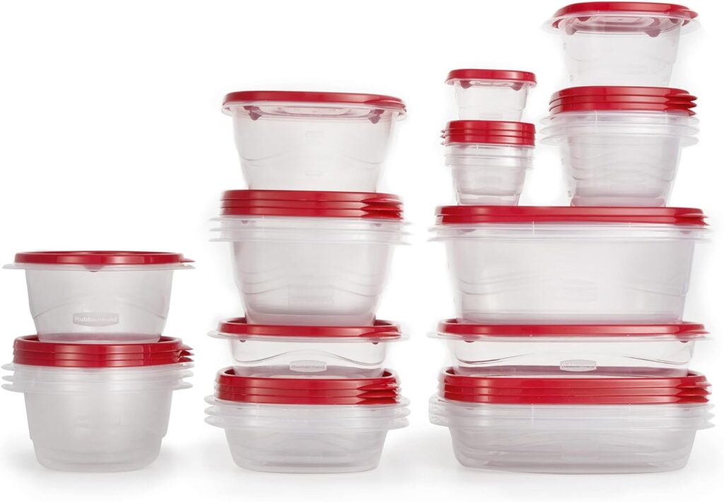 Rubbermaid TakeAlongs Food Storage Containers Set of 26 Clear