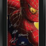 HWC Trading Spider-Man 2 Toby Maguire Gifts Printed Poster Signed Autograph Picture for Movie Memorabilia Fans – 16″ x 12″ Framed