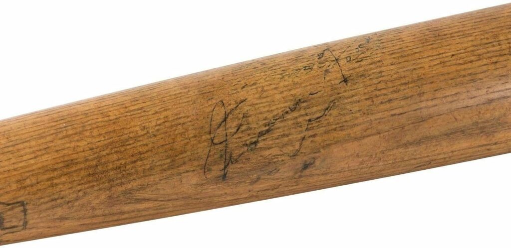 Incredible Jimmie Foxx Single Signed Autographed 1930’s Baseball Bat JSA COA – Autographed MLB Bats