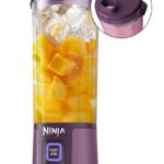 Ninja BC151PR Blast Portable Blender, Cordless, 18oz. Vessel, Personal Blender-for Shakes & Smoothies, BPA Free, Leakproof-Lid & Sip Spout, USB-C Rechargeable, Dishwasher Safe Parts, Passion Fruit