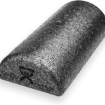 CanDo High-Density Black Half Roller, 6 x 12