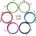 Replacement Cable for Speed Jump Rope, 6pcs 10ft Stainless Steel Wire with Polymer Coating for High Speed Jump Ropes