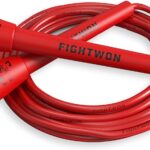 5mm PVC Jump Rope for Fitness | Adjustable Indoor/Outdoor Skipping Rope with Unbreakable Handles | Ultra-Strong PVC & White Grips