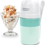 DASH My Pint Ice Cream Maker Machine (Aqua): Multi-Purpose Soft Serve Ice Cream Machine for Homemade Gelato, Sorbet, Frozen Yogurt, Includes Mixing Spoon, Easy to Clean and Store