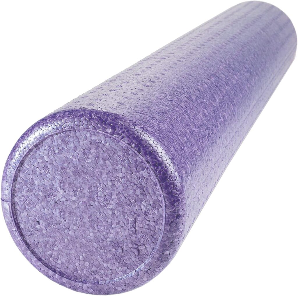 JFIT High Density Foam Roller, Solid Purple, 36-Inch
