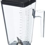 Vitamix 15504 Commercial NSF Wet Blade and Lid Vita Mix Standard Stackable Container, 48 oz., Clear