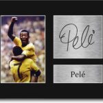 HWC Trading Pele Gifts Signed Printed Autograph Brazil Print Photo Picture Display – US Letter Size