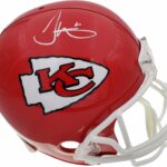 Topps Tyreek Hill Kansas City Chiefs Full Size Replica Helmet Beckett Bas Stock #185950 – Autographed Nfl Helmets