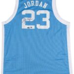 Michael Jordan Signed Nike North Carolina Tar Heels Jersey UDA Upper Deck COA – Autographed College Jerseys