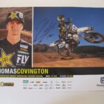 Thomas Covington, supercross, motocross, signed, autographed, 11×17 poster, COA will be included..