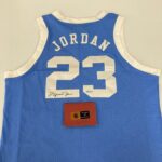 Michael Jordan Signed Nike North Carolina Tar Heels Jersey UDA Upper Deck COA – Autographed College Jerseys