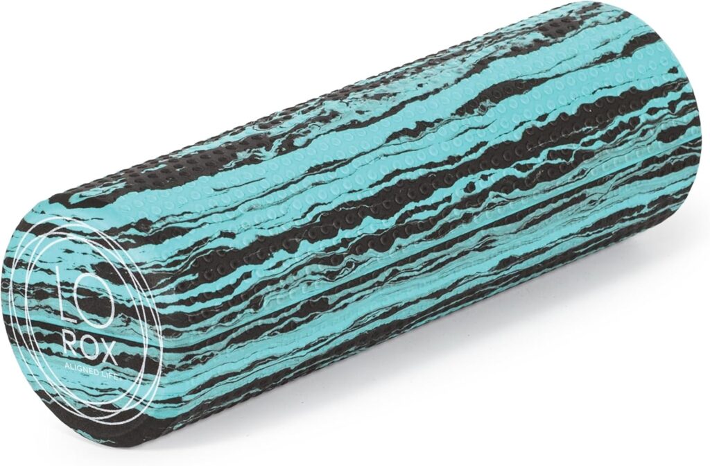 OPTP LO ROX Aligned Life Travel-Size Foam Roller for Physical Therapy, Pilates, Exercise, and Self-Massage, by Fascia and Alignment Expert Lauren Roxburgh – Moderate Density