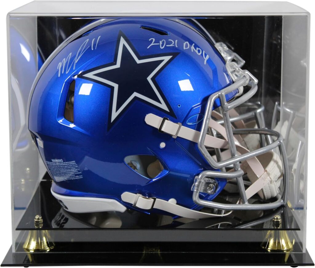 Cowboys Micah Parsons Signed Flash F/S Speed Proline Helmet w/Case Fanatics