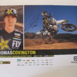 Thomas Covington, supercross, motocross, signed, autographed, 11×17 poster, COA will be included.