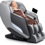 Massage Chair, 3D Massage Chair Full Body, Zero Gravity Shiatsu Recliner W/Heating, SL Track, Wireless Charger, Bluetooth Speaker, Foot Rollers, 12 Auto Modes Air Compression