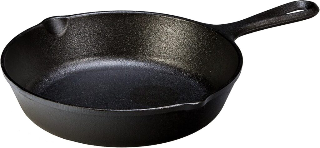 Lodge Wildlife Series-8″ Cast Iron Skillet with Duck Scene, 8″, Black