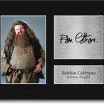 HWC Trading Robbie Coltrane Harry Potter Rubeus Hagrid Gifts Printed Signed Autograph Picture for Movie Memorabilia Fans – US Letter Size