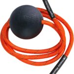 Tiger Tail Tiger Ball 2.6 Foam Roller Ball + 47” Corded Rope – Deep Tissue Massage Ball: Feet, Legs, Neck, Back – Trigger Point Massage Therapy – Relieve Muscle Soreness – Muscle Recovery