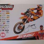 Justin Bogle, supercross, motocross, signed, autographed, 12×18 Poster, COA.