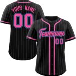 Custom Stripe Baseball Jersey for Men Women Youth Personalized Hip Hop Baseball Shirt Stitched Name Number Logo