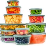 24pc Set Glass Food Storage Containers & Bowls with Airtight Lids – Leakproof BPA-Free Meal Prep Airtight Stackable Lunch Boxes, Kitchen Pantry & Storage Organizers – Microwave Freezer Dishwasher Safe