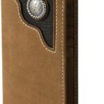 Wrangler Genuine Leather Bifold Wallet for Men – Long Wallets | Western Rodeo Wallets for Men with Extra Capacity & Gift Ready