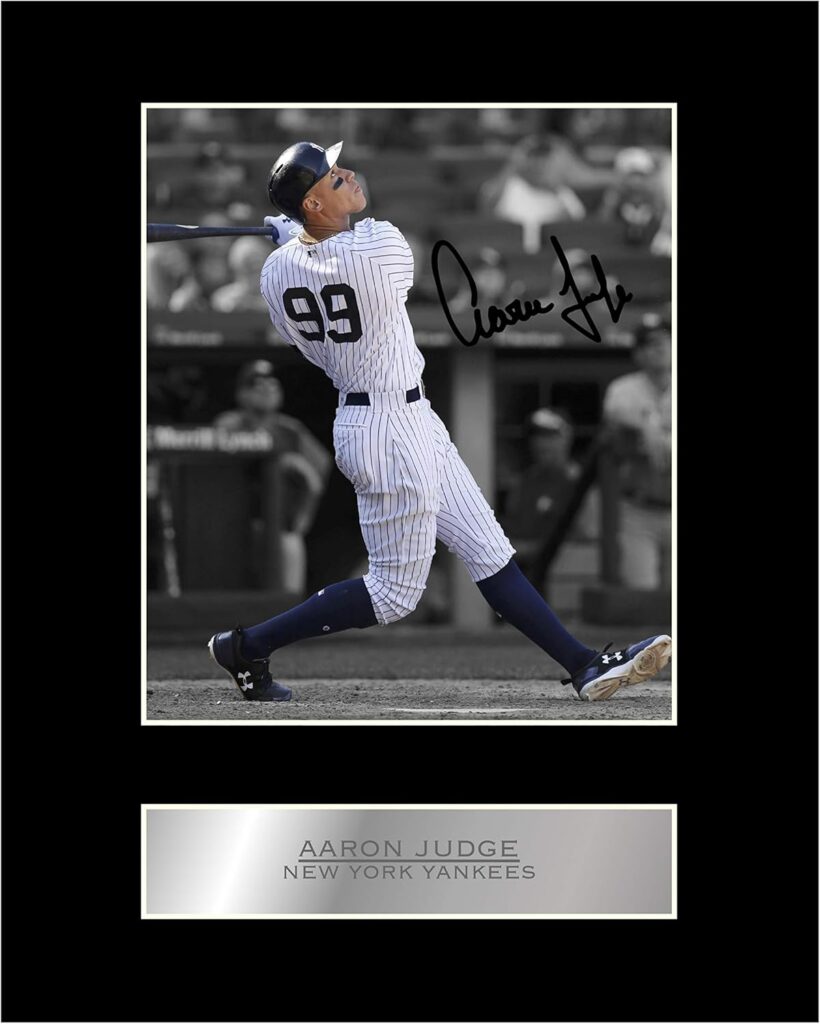 Aaron Judge Signed Mounted Photo Display Autographed Gift Picture Print