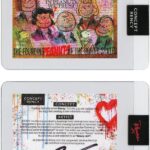 Diamond Dust Trading Card Hand-Signed by Artist Rency & Serial Numbered of only 99 – Peanuts Founding Fathers
